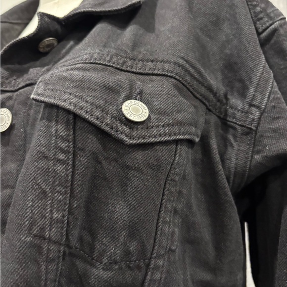 Classic Relaxed Icon Denim Black Jacket size Large - Picture 8 of 15